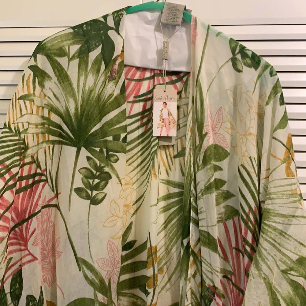 Charlie Paige kimono/ cape/ cover up for spring and summer swimwear